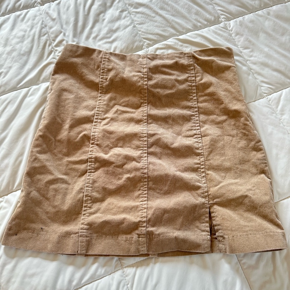 Forever 21 Tan Mini Skirt
